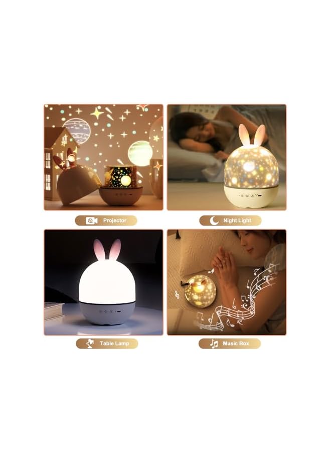 The Bros Star Projector Night Light for Kids, Kids Night Light Projector with Remote AUTO Timer Dimmable for Bedroom Decor Rechargeable Toddler Night Light for Boys Girls Baby Gift - Image 3
