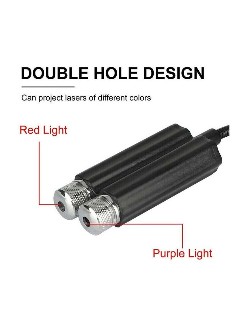 Car Roof Dual Star Light Interior LED Starry Atmosphere Ambient Projector USB Decoration Night Home Decor Galaxy Lights - Image 4