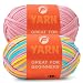 FREEASYFAR 2 x 35Oz120yds Beginner Easy Yarn for Crocheting and KnittingWorstedWeight Medium 4Cotton Blend Yarn for Beginners Amigurumi DIYCoralPink2 Skein - Image 2