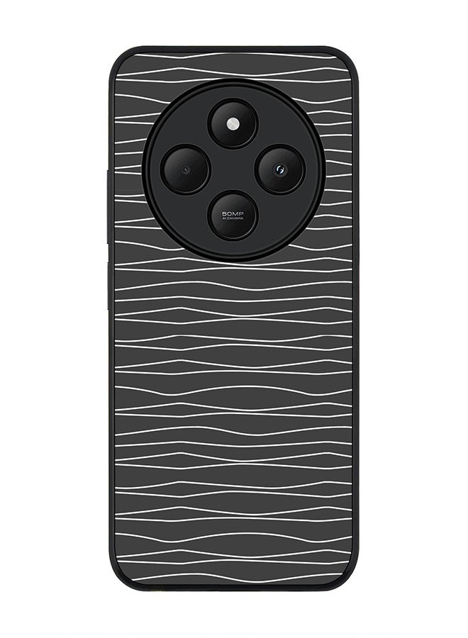 Stylizedd For Xiaomi Poco C75 Case,Slim fit Camera Protection, Shockproof Thin Phone cover - Squiggly Lines - Image 1