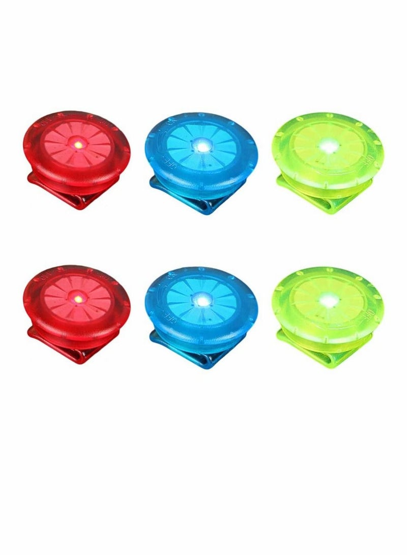Generic Led Safety Light Clip Led Safety Warning Luminous Shoe Clip Light Flashing Bright Night Running Lights For Runners, Jogging, Cycling, Biking, Dog Walking Night Sports 6 Pcs  - Image 1