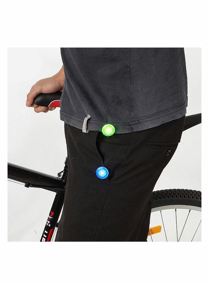 Generic Led Safety Light Clip Led Safety Warning Luminous Shoe Clip Light Flashing Bright Night Running Lights For Runners, Jogging, Cycling, Biking, Dog Walking Night Sports 6 Pcs  - Image 3