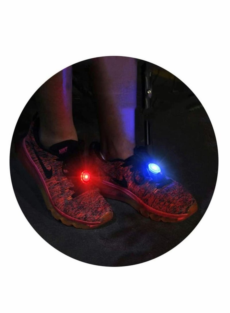 Generic Led Safety Light Clip Led Safety Warning Luminous Shoe Clip Light Flashing Bright Night Running Lights For Runners, Jogging, Cycling, Biking, Dog Walking Night Sports 6 Pcs  - Image 2