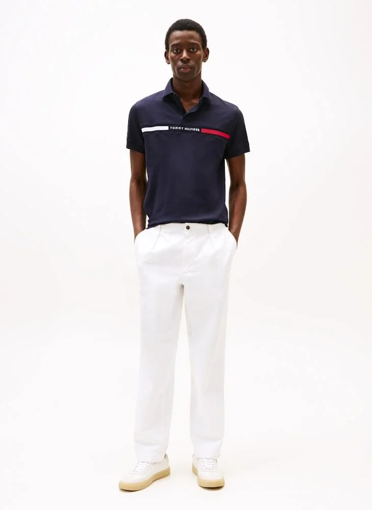 تومي هيلفيغر Regular Fit Hilfiger Chest Insert Polo