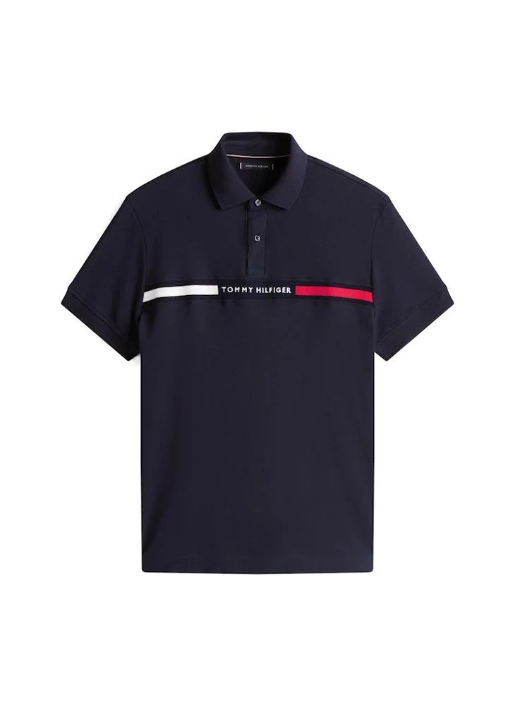 تومي هيلفيغر Regular Fit Hilfiger Chest Insert Polo