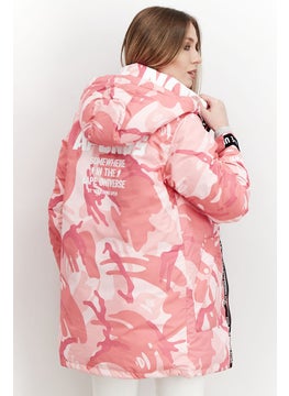 Women Hooded Camouflage Puffer Jacket, Pink - pzsku/ZBD32DBF99A681A197D8FZ/45/_/1739973901/41b2f9bc-86d3-44f6-8d9b-ce96d0253859