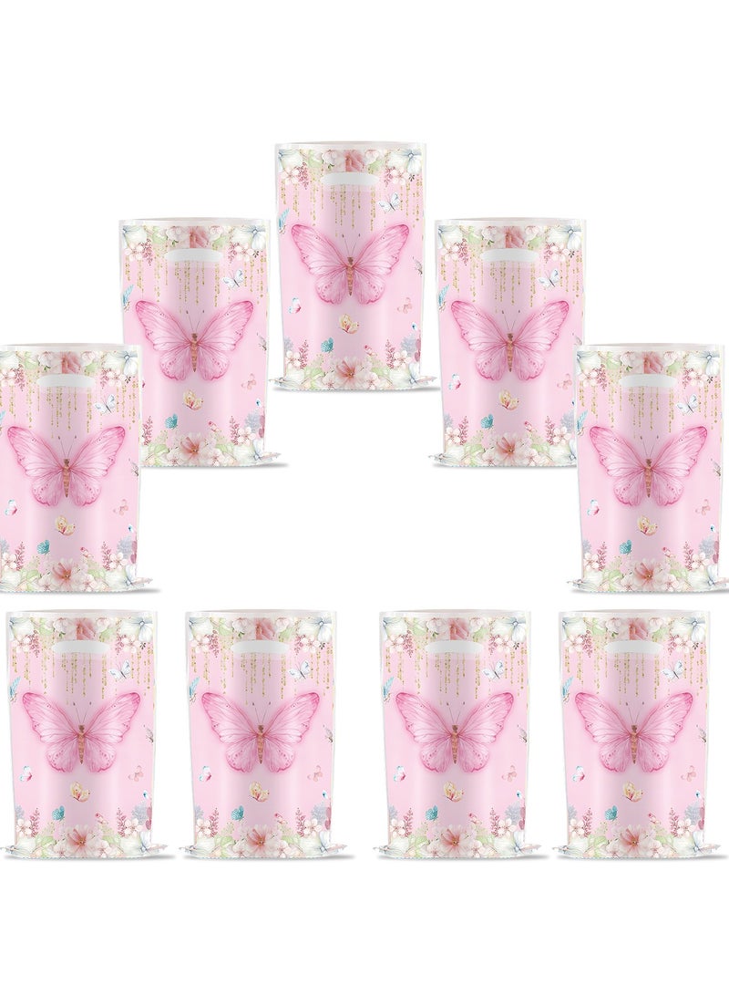 20 PCS Beautiful Butterfly Birthday  Supplies Cartoon Candy Bag Tote Bag Kids Gift Bag Adult Birthday  Decorations - Image 3