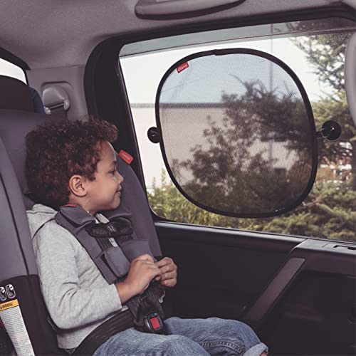 Diono Sun Stoppers Car Window Shades 2 Pack, Car Sun Shade for Side Window with Suction Cups, Blocks Sun Glare UV Rays Perfect for Baby, Kids, Pets Protection - Image 2