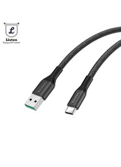 Liston Cable Charger Nylon Braided Fast Charger Hight Quality , 1M ,  USB To Type C , Speed 480Mbps ,Liston  - Image 1