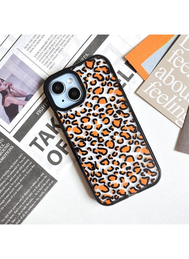 NIBEMINENT American Hot Girl Leopard Pattern Protective TPU Case Cover For iPhone 16 Plus Clear - Image 1