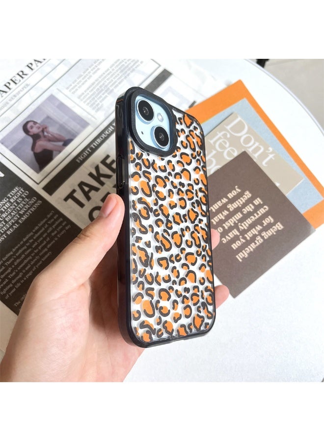 NIBEMINENT American Hot Girl Leopard Pattern Protective TPU Case Cover For iPhone 16 Plus Clear - Image 2