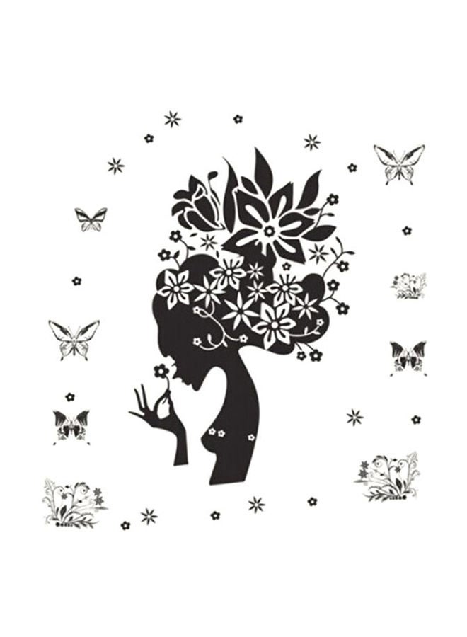 NIBEMINENT Decorative Wall Sticker Black 70x50cm - Image 1