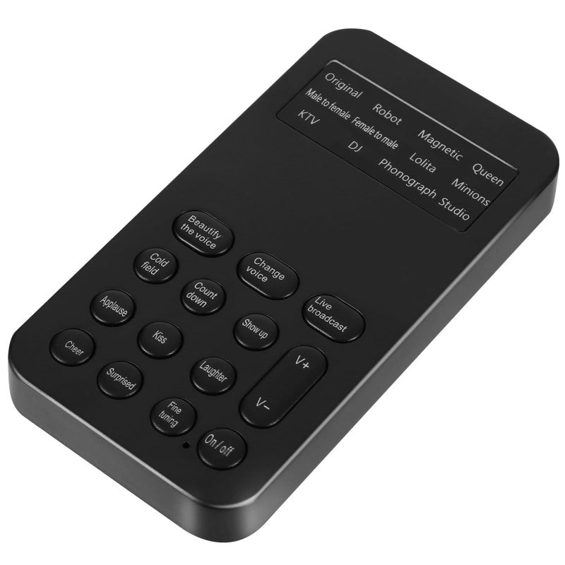 Mini External USB C Sound Card Portable Voice Changer 8 Sound Effects for Streaming Recording Gaming - Image 2