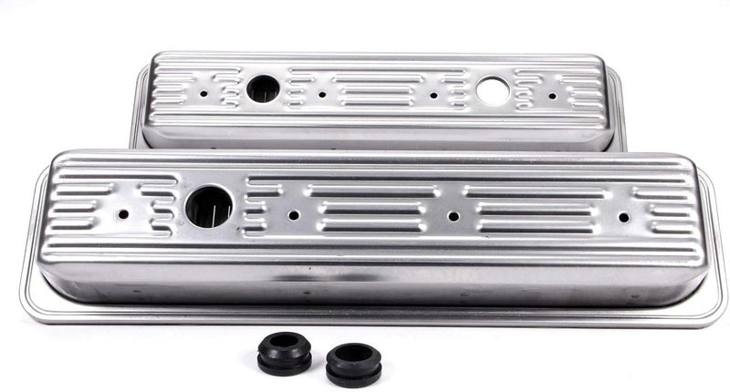 Racing Power صمام غطاء صلب قصير غير مطلي من شركة R9702RAW لسيارات شيفروليه الصغيرة - Image 2