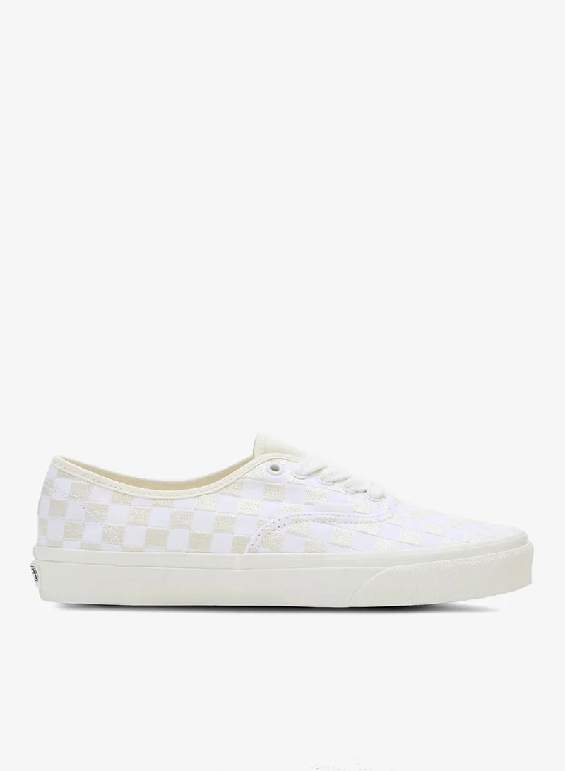 Authentic Embroidered Checkerboard Unisex Shoes