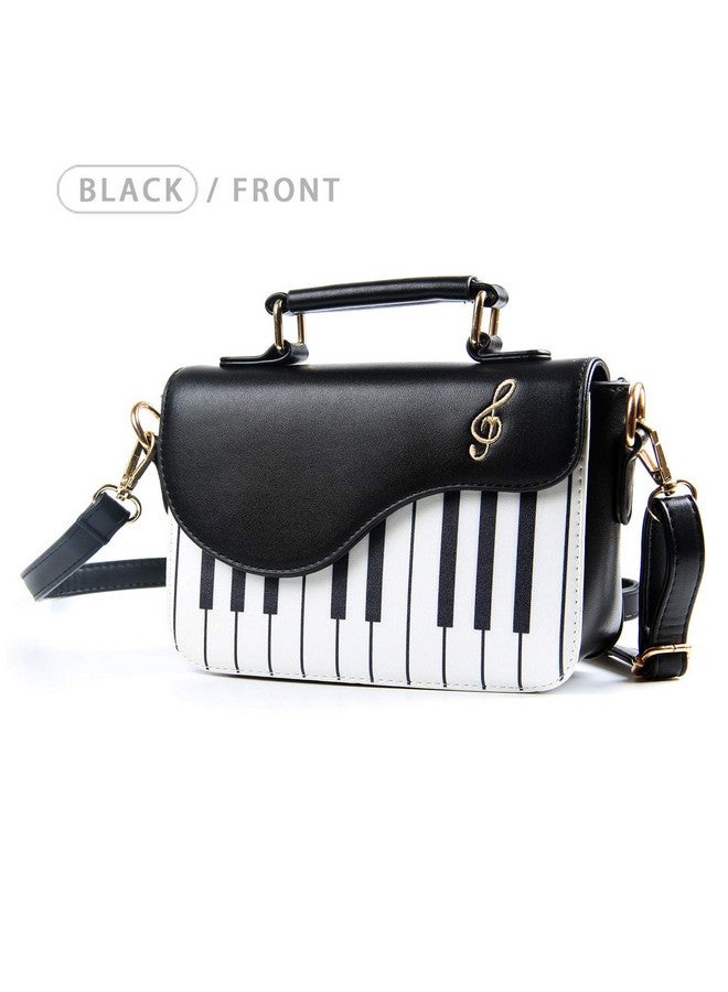 LUI SUI Women’S Piano Guitar Shape Crossbody Purse Bags Music Guitar Small Shoulder Bags Tote Purse - Image 2