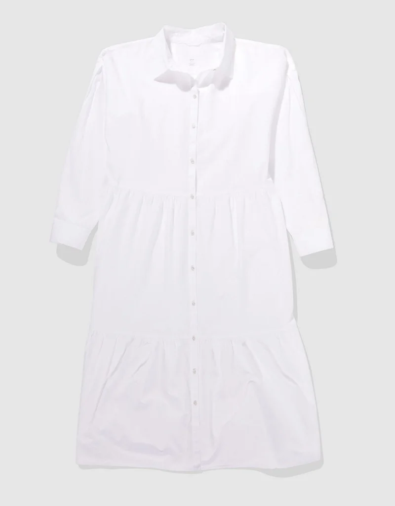 Aerie  Aerie Good Day Midi Shirt Dress for Women | Best Price UAE