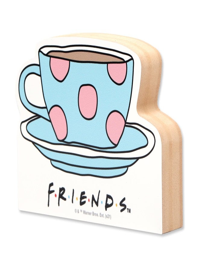 Open Road Brands Friends The TV Series Polka Dot Mug Wood Shelf Sitter Decor to Hang or Display for Any Friends Fan - Image 2