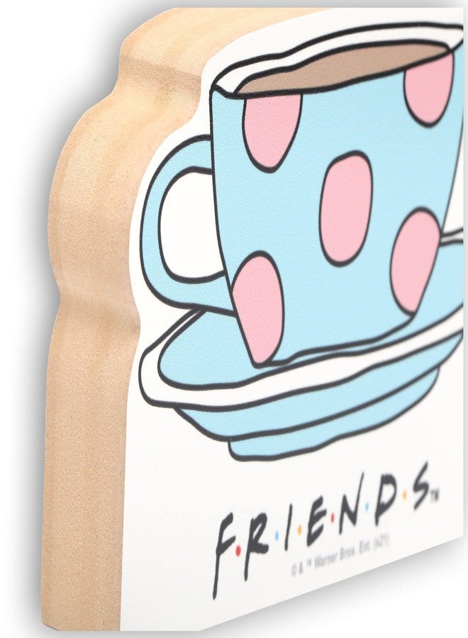 Open Road Brands Friends The TV Series Polka Dot Mug Wood Shelf Sitter Decor to Hang or Display for Any Friends Fan - Image 4