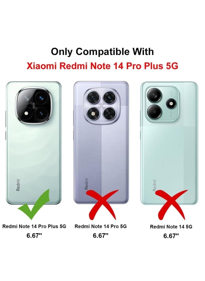 JAJEEK Xiaomi Redmi Note 14 Pro Plus 5G Case – Rotational Metal Ring Grip, Kickstand, Magnetic Car Mount Holder, Shockproof TPU Bumper – Durable, Full Protection for Redmi Note 14 Pro Plus 5G, Perfect Fit for Everyday Use - Image 2