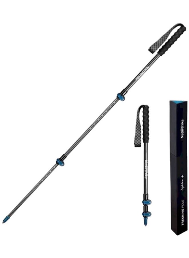 Naturehike ST10 Ultra Light Carbon Fiber Lock Trekking Pole Ocean Blue 130cm  - Image 2