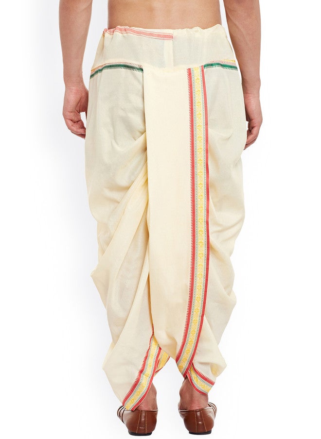 Sojanya Cream-Coloured Dhoti Pants - Image 3