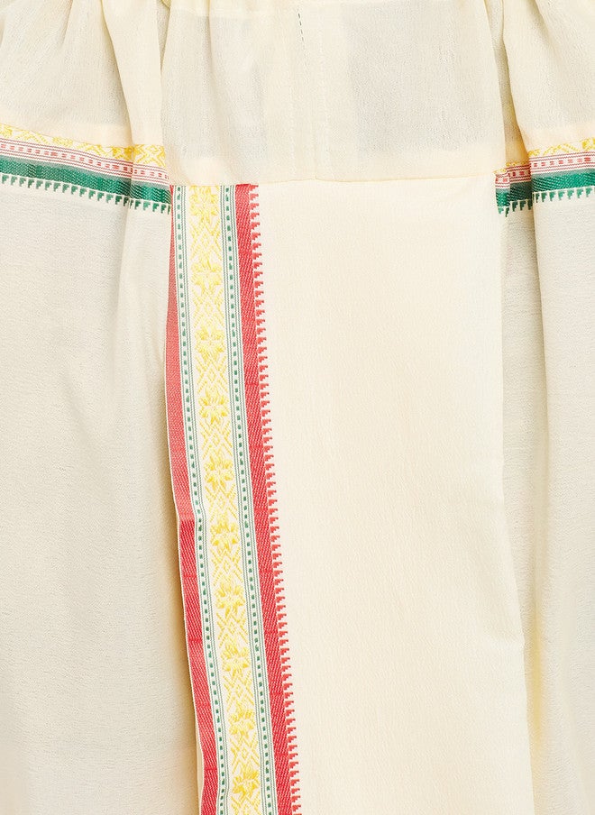 Sojanya Cream-Coloured Dhoti Pants - Image 4