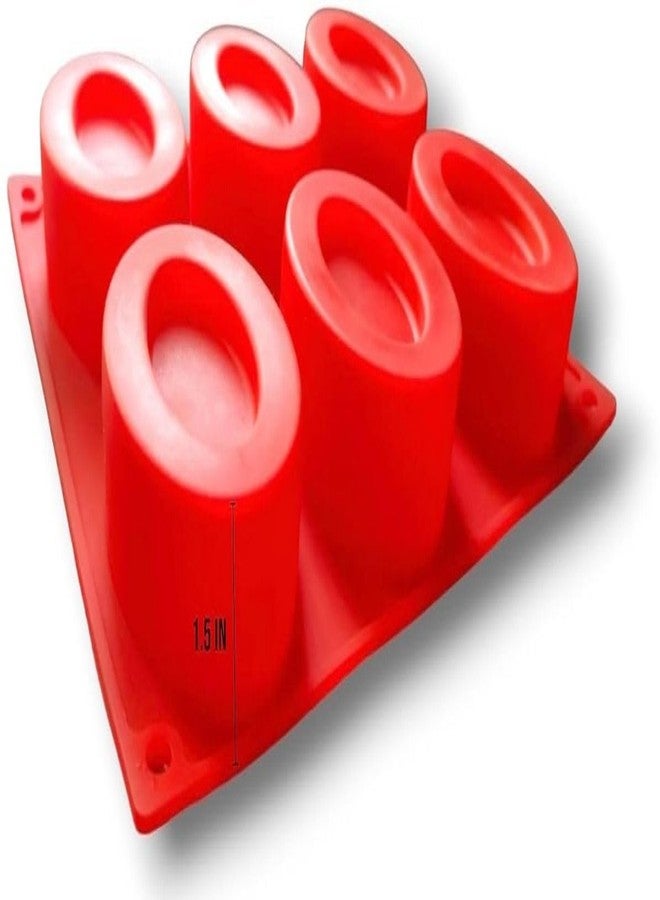 KITCHOOK Silicone Donut Tray Pears Shaped Soap Mold for Homemade Soaps,Bath Bomb, Soap Bars (Pack of 1) AJ 115 - Image 1