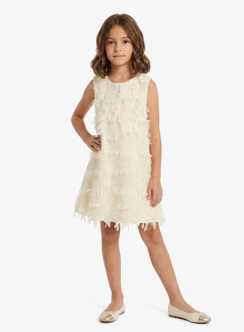 Pinata Textured A-Line Occasion Dress - Image 1