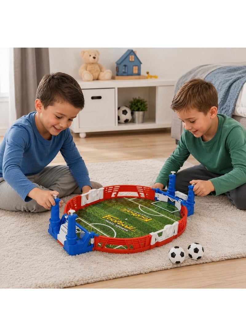 vGRASSP Portable Table Football Game, Two Player Soccer Arena with 2 Balls and Built-In Score Counter, 35 × 19 × 4 cm - Image 3