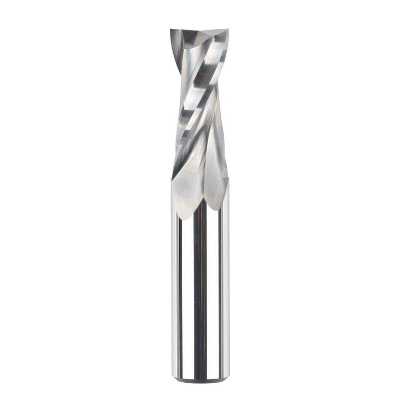 SpeTool Upcut Spiral CNC Router Bits with 1/2 Inch Shank , 1/2 Inch Cutting Diameter HRC55 Solid Carbide CNC End Mill for Wood Mortises and Cutting Dadoes Carving Engraving Tools