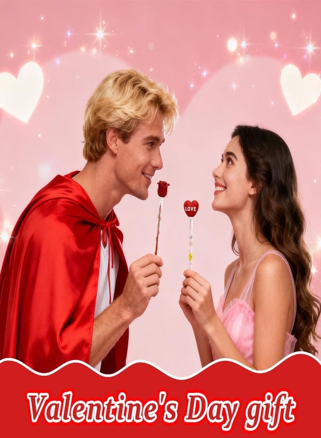 AWEELON 24 Pcs Valentine's Day Pencils Bulk Multi Point Push Pencils with for Valentine's Day - Image 4