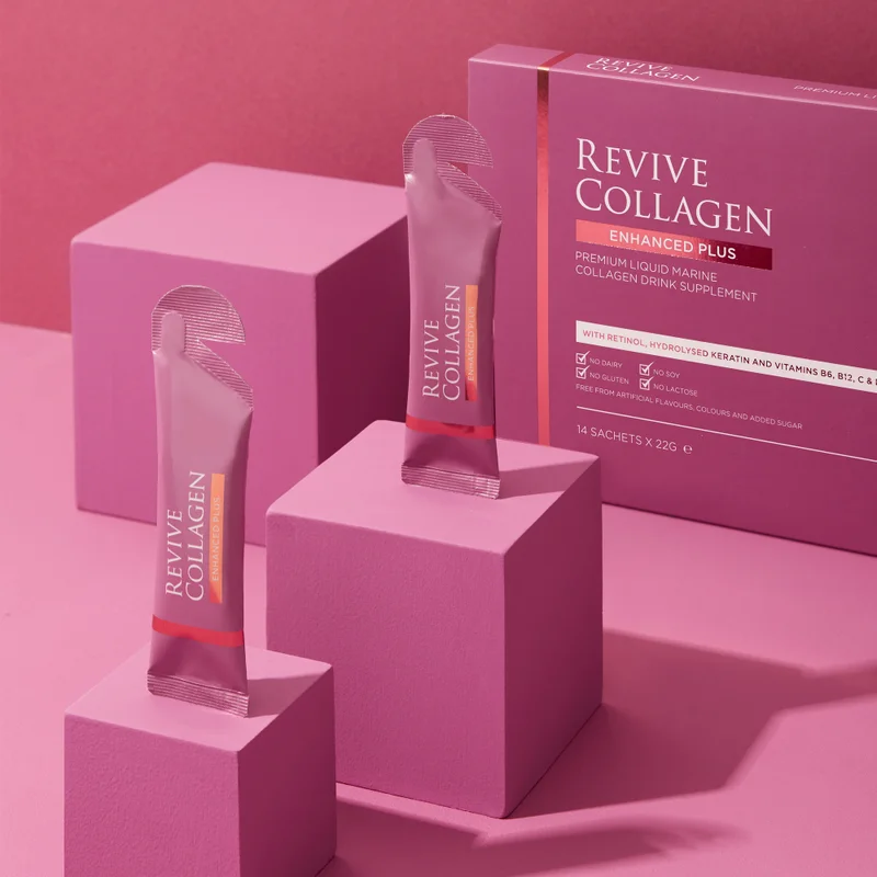 ريفايف كولاجين مشروب الكولاجين البحري المتحلل معزز بـ Revive Collagen Plus - 28 كيس