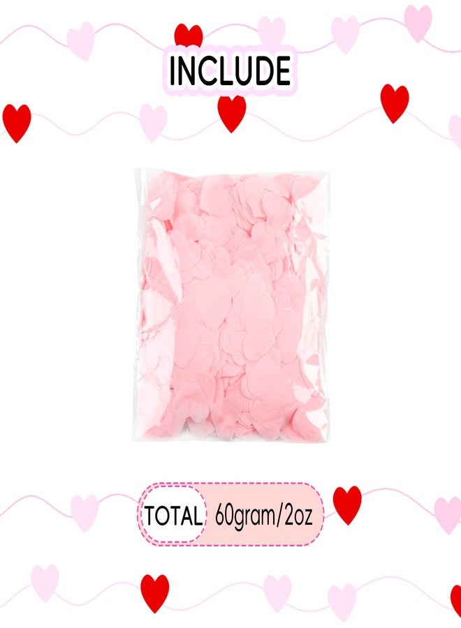 CIPOWM 6000pcs Valentine's Day Heart Confetti Decoration, Paper Heart Shaped Table Confetti for Valentine's Day Wedding Engagement Anniversary Birthday Party Decoration - Image 3