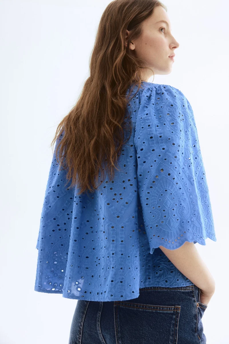 H&M Broderie anglaise blouse