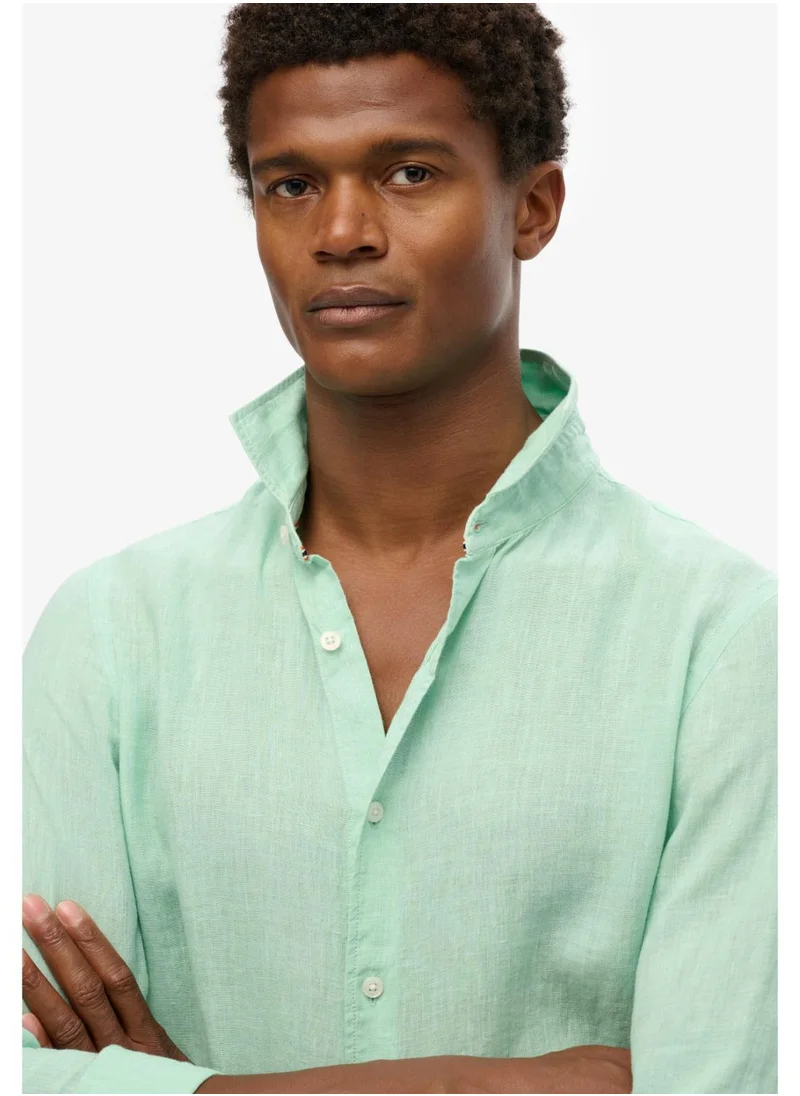 Superdry Vacation L/S Linen Shirt