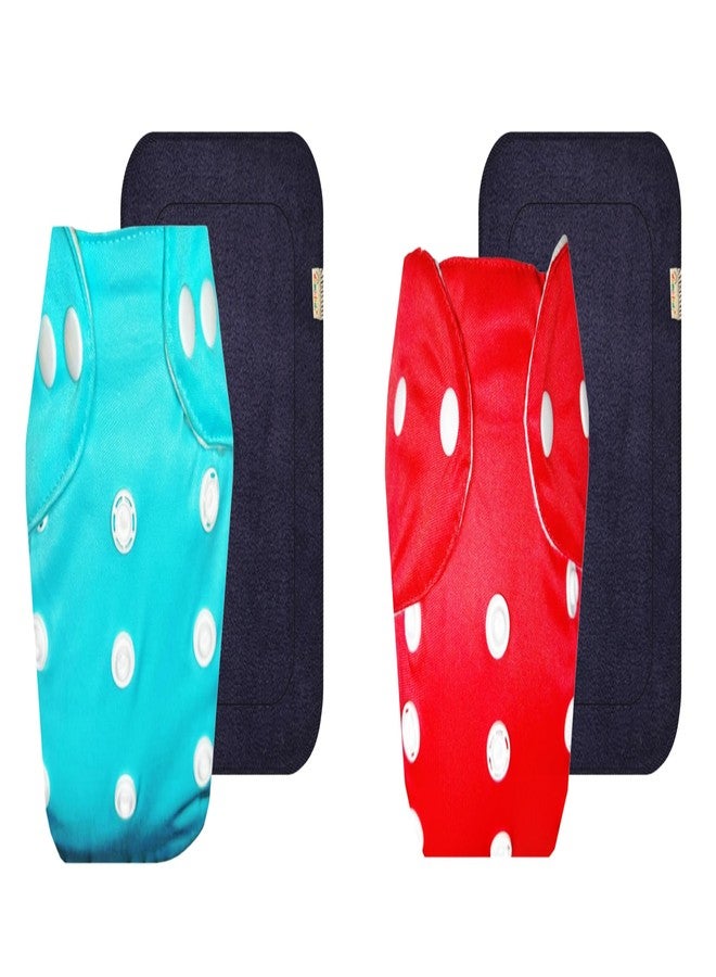 حفاضات قماشية دمبلدو لايت مع حشوة رمادية (عبوة من قطعتين) | ملائمة تمامًا | قابلة لإعادة الاستخدام والغسل | مناسبة للسفر | مثالية للأطفال الصغار | من 3 أشهر إلى سنتين | للجنسين - Image 1