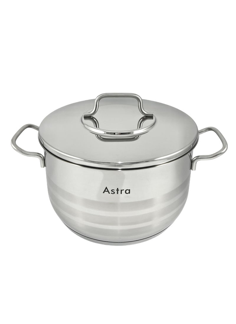 ASTRA Premium Stainless Steel Casserole 26x16 cm 8.4L – Large Capacity for Family Meals, Roasts, Casseroles & More - pzsku/ZBD347217B35598B09575Z/45/1741240072/c3410719-3648-4e56-a662-74e404530519