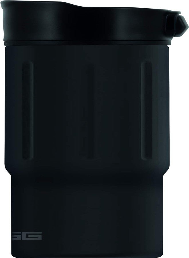 Sigg - Insulated Coffee Cup - Black Travel Mug Gemstone Obsidian - Hot & Cold - Leakproof - BPA Free - 18/8 Stainless Steel - 16 Oz - Image 1