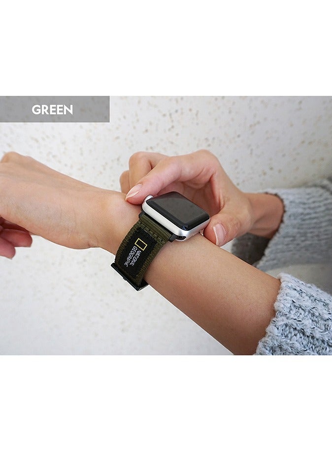 National Geographic Smart Watch Nato Strap Galaxy Watch 20mm Galaxy Watch - Black - Image 1