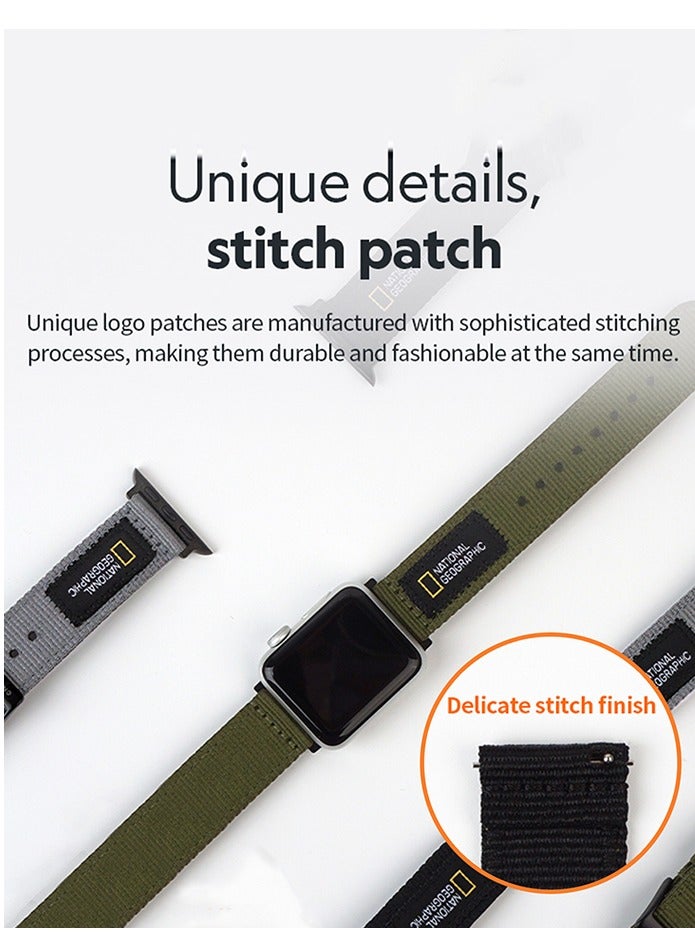 National Geographic Smart Watch Nato Strap Galaxy Watch 20mm Galaxy Watch - Black - Image 2