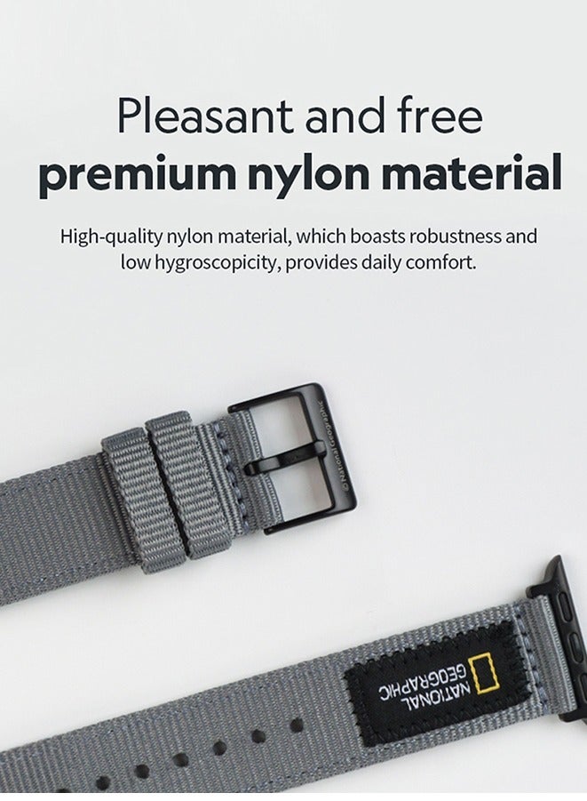 National Geographic Smart Watch Nato Strap Galaxy Watch 20mm Galaxy Watch - Black - Image 3