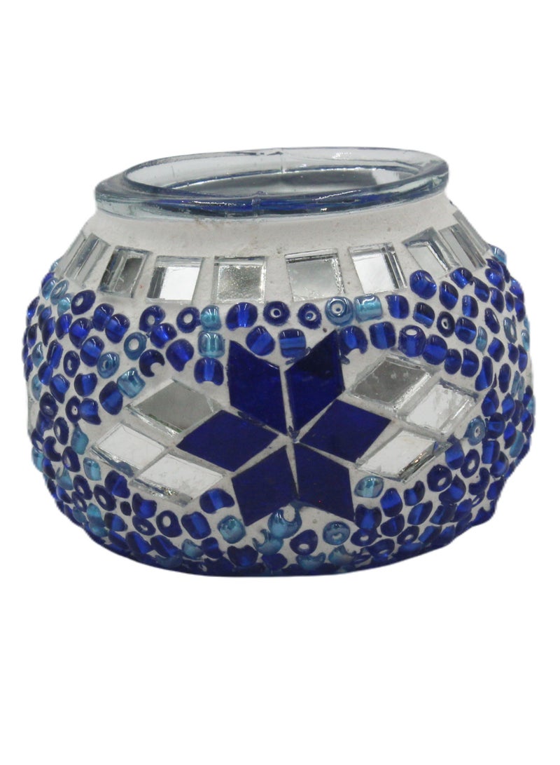 Antique Museum Turkish Handmade Candle Holder Glass Cut Work 