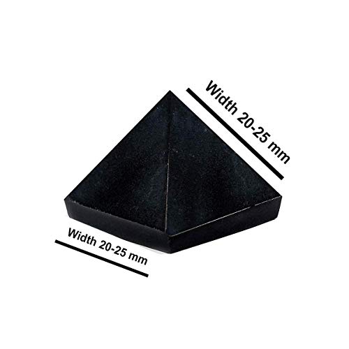 Crystu Natural Black Tourmaline Pyramid for Reiki Healing and Crystal Healing Stone Pyramid Size 20-25 mm (Color : Black) Pack of 1 pc - Image 5