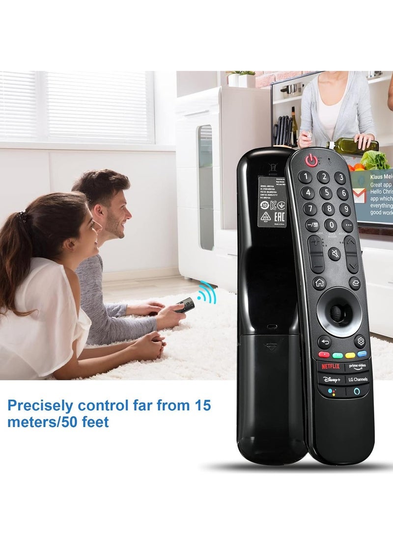 SmartGrist Magic Remote Control AN-MR21GA for LG TV Models (Without Voice Magic Pointer Function) with battery - Image 4