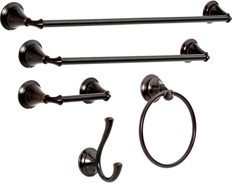 Delta Faucet Linden Robe and Towel Hook in SpotShield Venetian Bronze - Image 3