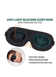Generic Sleeping Mask, Sleeping Mask, Safe Sleeping Mask for Men and Women, 3D Sleeping Mask, Side Sleeping Mask, Sleeping Mask for Home, Office, Meditation, Yoga  - Image 4