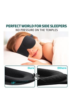 Generic Sleeping Mask, Sleeping Mask, Safe Sleeping Mask for Men and Women, 3D Sleeping Mask, Side Sleeping Mask, Sleeping Mask for Home, Office, Meditation, Yoga  - Image 2