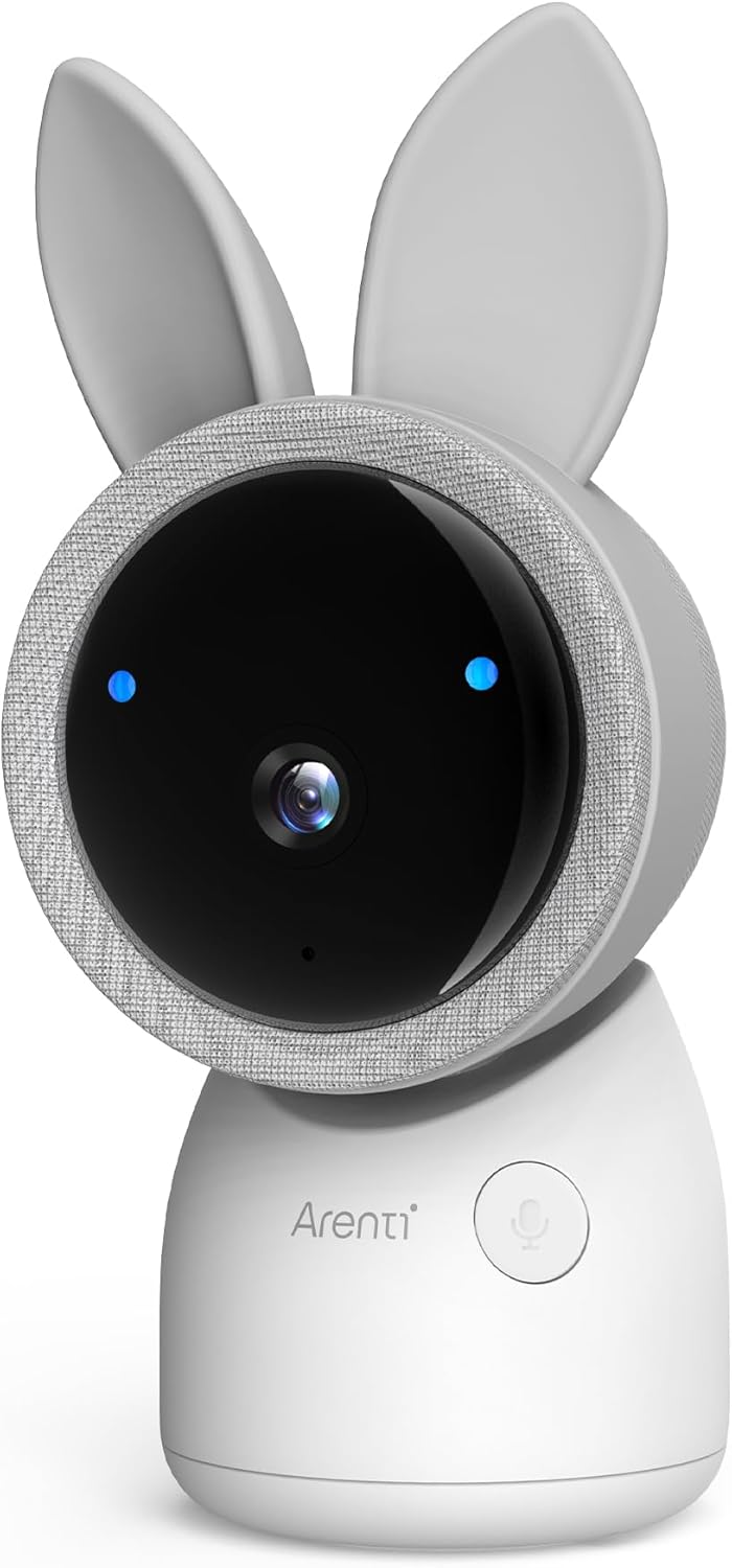 ARENTI Baby Mnitor 3T with 360 View 2K Temp  Humidity Sensor Night Vision  TwoWay Audio - Image 1