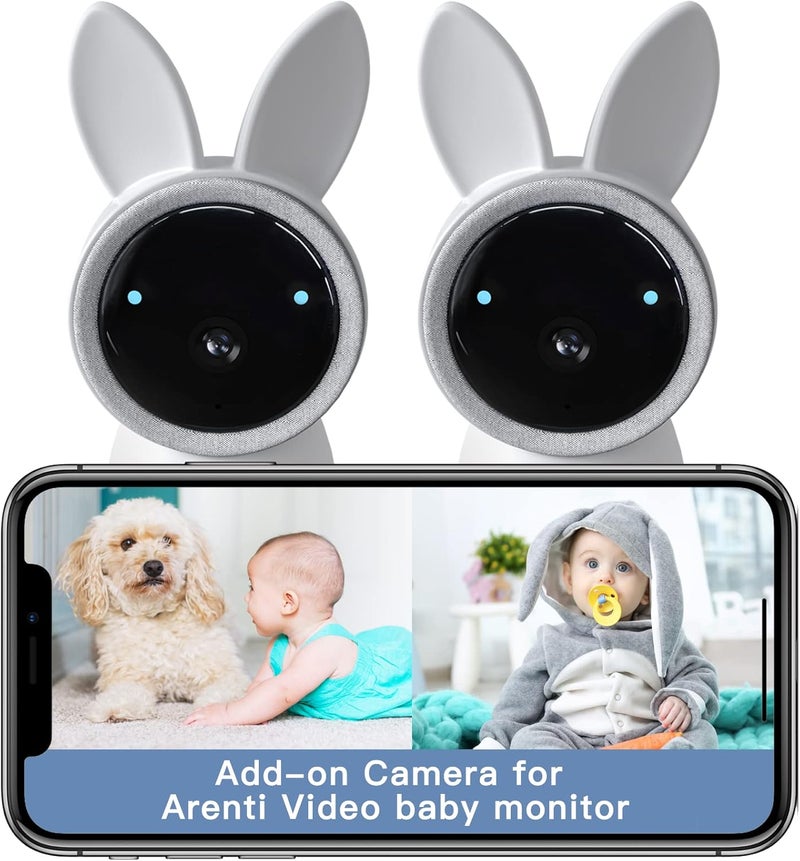 ARENTI Baby Mnitor 3T with 360 View 2K Temp  Humidity Sensor Night Vision  TwoWay Audio - Image 2